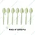 3000 Pcs, 160mm Cornstarch Spoons || Biodegradable, Ecofriendly, Comostable and Recyclable
