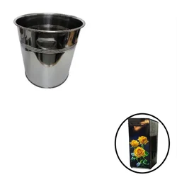 Stainless Steel 5 kg Capacity Container for Domestic Flour Mill