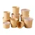 350ml, 400 GSM Tall Kraft Paper Containers (Pack of 1000) with PET Lid