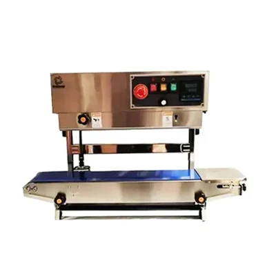 Universal Seal 3 kg SS Vertical Type Continuous Band Sealer with Nitrogen Flush 500 Watt 