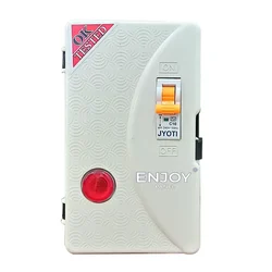 Enjoy 0.5 Hp Single Phase Plastic Compass Control Panel With MCB, 36μF Running Capacitor, For Openwell Pumps