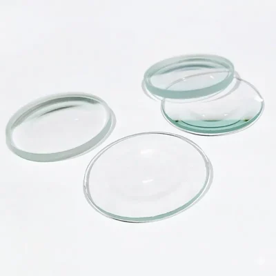 COMETEK (Set of 4) Double Convex Lens, 300mm Focal Length, 2 inch (50mm) Diameter Lens with Ground Edges, Polished