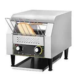 Premium Quality Stainless Steel Electric Conveyor Bread Toaster 150 Slice Per Hour, 1500 W