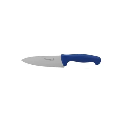 Smart Chef (AS00301-05) Stainless Steel Chef Knife, 10 inch Blade with Normal Blue Handle for Chopping, Dicing(Pack-1 pc)