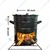 Mild Steel 30 x 30 inch Biomass Cookstove || Cooking with Wood and Twigs for Outdoor Catering & Rural Household Cooking