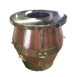 High Quality Luxurious look 30x30 inch Round Copper Cladded Tandoor For Restaurant
