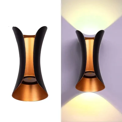 GIGAWATTS 18W Wall Light 2 Way Modern Waterproof 110LM COB LED Mount Fixture for Home, Outdoor, Living Room, Bedroom 