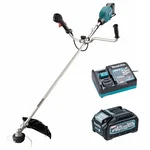 Makita UR006GM101, 40V 1000W Cordless 3-Speed Grass Trimmer, Bike Handle with Battery & Charger