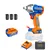 Wadfow 12.5mm (1/2") 20V Cordless BL 3-Mode Setting Impact Wrench With Battery-Charger & Sockets, Max. Torque 480 N.m (WCD1B483)