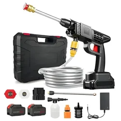 Premium Quality Dual Battery Operated Cordless Car Washer High Pressure Pump