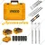 INGCO COSLI250882 20V Cordless 3Pcs Combo Kit Brushless Impact Drill, Impact Wrench, Work Lamp, Batteries and Accessories