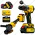 XLNT 2-In-1 48V Cordless 125mm Angle Grinder & 10mm Keyless Metal Chuck Drill Machine Combo With 2 Pcs Battery & Charger