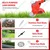 Gigawatts 24V Cordless Grass Cutter with 3Ah Dual Batteries, Blade, Charger & Other Accessories, GW-GRTR-V01