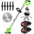 GIGAWATTS 2 in 1 Cordless Grass Trimmer & Brush Cutter with 2 pcs 1500mAh Battery & Blades