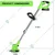 GIGAWATTS 2 in 1 Cordless Grass Trimmer & Brush Cutter with 2 pcs 1500mAh Battery & Blades