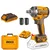 Ingco 1/2" (13mm) 20V Cordless Impact Wrench With Battery, Charger & Socket Set, Max. Torque 350 Nm (CIWLI2035)