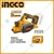 Ingco 82x2mm 20V Cordless, Brushless Planer With Accessories, 14000 RPM (CRLI20401)