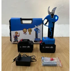 Heavy Duty 1.5 Inch Cordless Pruner With 21V Battery X 2 & Charger 