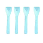 2.7 inch (70 mm) Eco-Friendly Cornstarch Dessert Taster Spoons for Outdoor and Indoor Events
