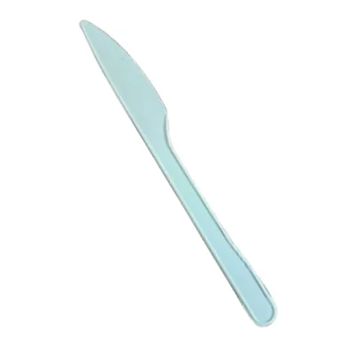 6.3 Inch (160mm) Eco-Friendly Cornstarch Knife | Heavy Duty & Compostable ideal for Events & Home(Pack-Pack of 100 Pcs)