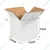 Corrugated White 4X4X4 Inch Square Box(Pack-25 Pcs)