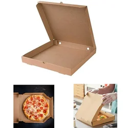 10 pcs 12x12 inch Brown Corrugated Pizza Box