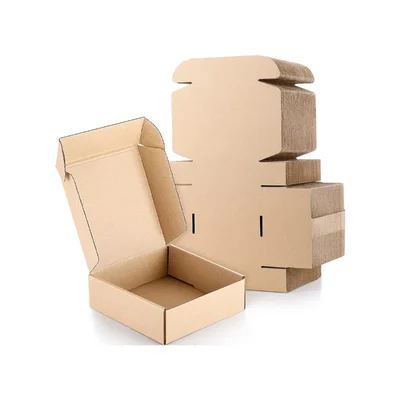 5 x 5 x 2 Inch 3 Ply Brown Corrugated Packaging Boxes for Packaging(Pack-25 Pcs)