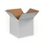 Corrugated White 4X4X4 Inch Square Box(Pack-25 Pcs)