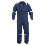 AMS Poly Cotton Boiler Suit and Industrial Work Wear with Reflective Tape
