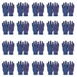 Gravitech Pair of 20 Cotton Knitted Dotted Safety Hand Gloves, Reusable, GI-HS-05