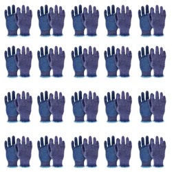 Gravitech Pair of 20 Cotton Knitted Dotted Safety Hand Gloves, Reusable, GI-HS-05