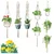 Ecofynd Cotton Plant Hanger Rope, Flower Pot Holder for Indoor Outdoor Home Decor(Pack of 5)