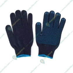 Heavy Duty Pack of 60 Payuh Cotton Knitted Double Side Dotted Safety Hand Gloves
