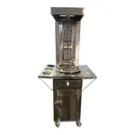 Commercial Counter Trolley Type Shawarma Machine With 20 Kg Meat Holding Capacity, 2 Imported Burner and Thali
