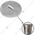 Stainless Steel 15 inch Round Lid Cover for 23 & 24 inch Charcoal and Gas Tandoor
