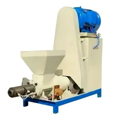 Commercial 15 HP Cow Dung Screw Type Bio Coal Briquetting Machine, 250 Kg/hr Output