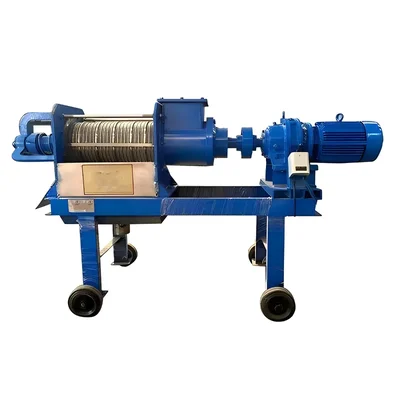 Automatic Cow Dung Dewatering Machine Set with 10 HP Motor, 4 Ton/hr