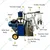 Single Bucket Piston Type Milking Machine with 0.75HP motor
