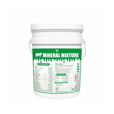 Varahvet Mineral Mixture Powder Bucket for Milk Yield & Reproductive Growth(Pack-5 kg)