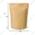 250gm, 13 x21 Cm Kraft Paper Standup Pouch with Aluminium Lining Inside for Food Storage and Packaging(Pack-50 pcs)