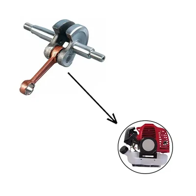 Crank Shaft for 52 CC Brush Cutter Engine