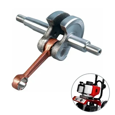 Crankshaft for 2 Stroke 52 cc Engine Mini Tiller(Quantity-1 Piece)