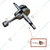 Crankshaft, For Stihl MS-382 Petrol Chainsaw, MS382-007