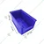 Global Star 450 x 295 x 200 mm HDPE Crate-50 Blue Storage Bin (Pack of 6)