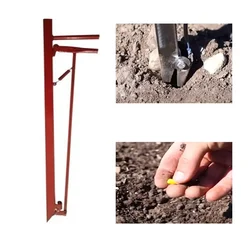 Manually Operated Seed Cum Fertilizer Dibbler or Seeder Machine for Seed Planting, CRC Body (1.5 inch Dia)