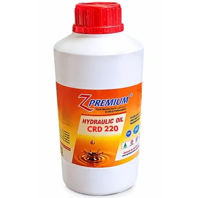 Z Premium CRD 220 Multi Size Pack 1L 5L 10L 20L Anti Wear High Performance Industrial Equipment Heavy Duty Hydraulic Oil(Capacity-1 L)