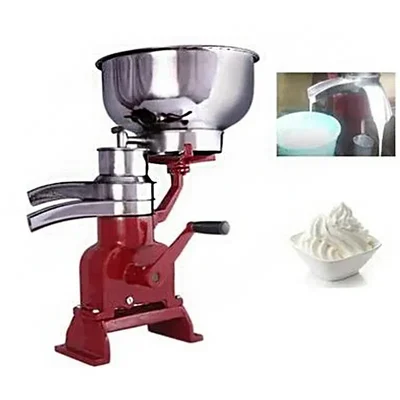 90 LPH Hand Operated Cream Separator With Stainless Steel Bowl & 12 Litres Tank Capacity