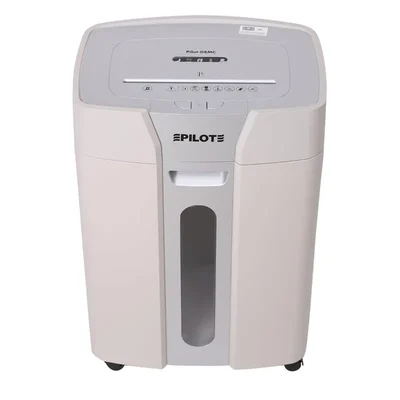 PILOT 08MC Paper and Credit Card Micro Cut Shredder, 8 Sheet Capacity, for Office Use
