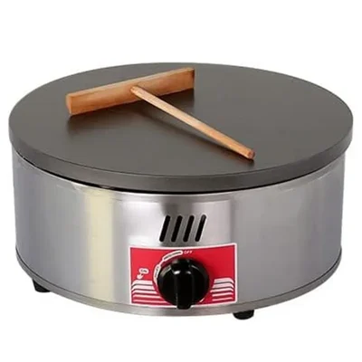 Electric Crepe Maker Machine, 40cm Non-Stick Tawa, Temperature Control Feature