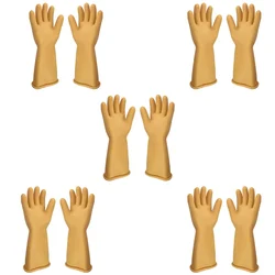 Crest Electrical Safety Gloves - 11 Kva Electrical Insulated, Latex  ( Pack of 5 )